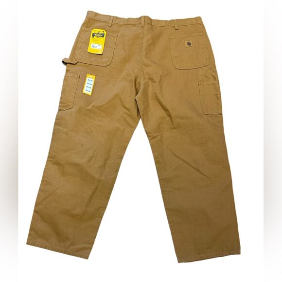 Carhartt Loose Fit Golden Brown Duck Utility Work Pants Mens Size 46 x 30 NWT - Picture 1 of 8